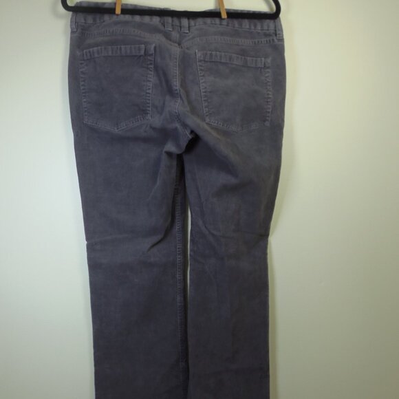 J Crew Gray "Favorite Fit" Corduroy Pants 32R VINTAGE Hipster Bootcut These sla - Picture 7 of 11
